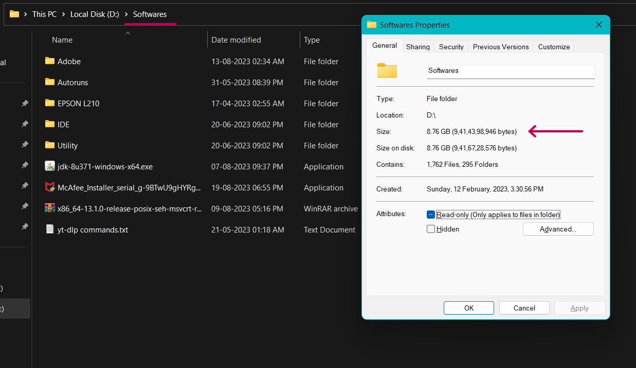 My Softwares Folder